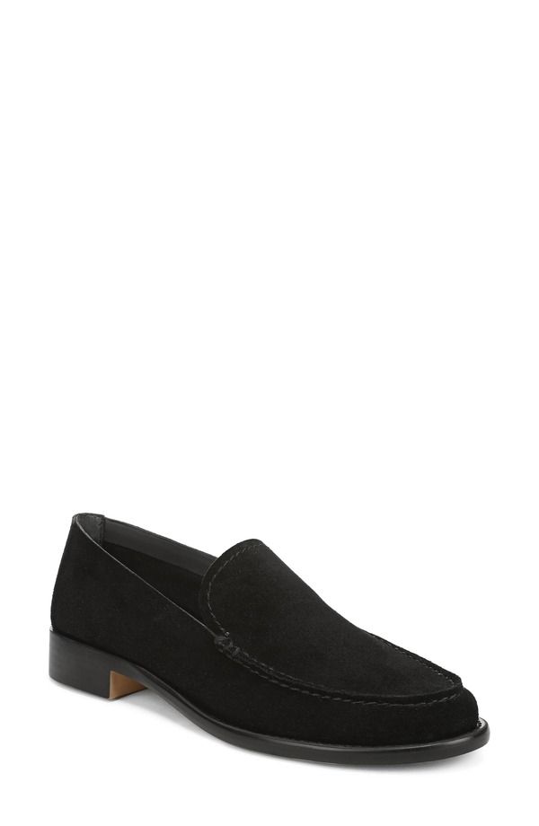 フランコサルト レディース シューズ スリッポン・ローファー Franco Sarto Cove Loafer Women BLACK SUEDE ブラック