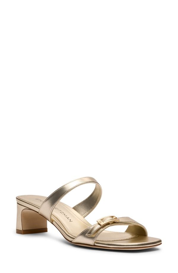 スチュアート ワイツマン レディース シューズ パンプス サンダル Stuart Weitzman Baby Babette Slide Sandal Women LIGHT GOLD ゴールド