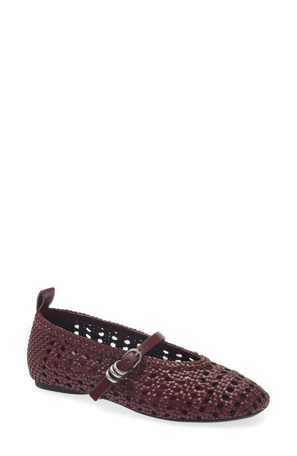 ラグアンドボーン レディース シューズ パンプス rag bone Spire Mary Jane Women BURGUNDY WOVEN バーガンディ