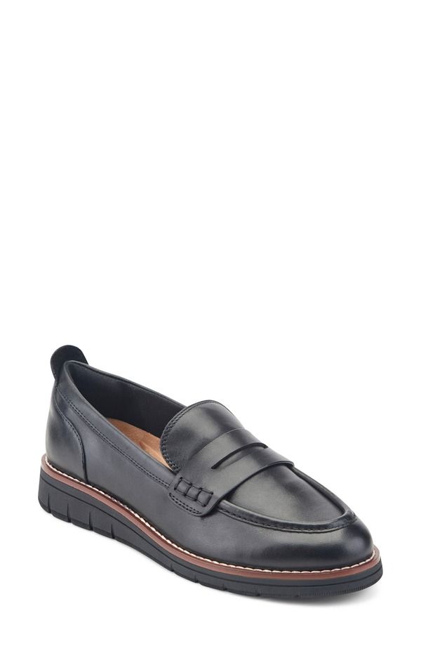 ロックポート レディース シューズ オックスフォード ローファー Rockport Adalee Penny Loafer Women BLACK ブラック