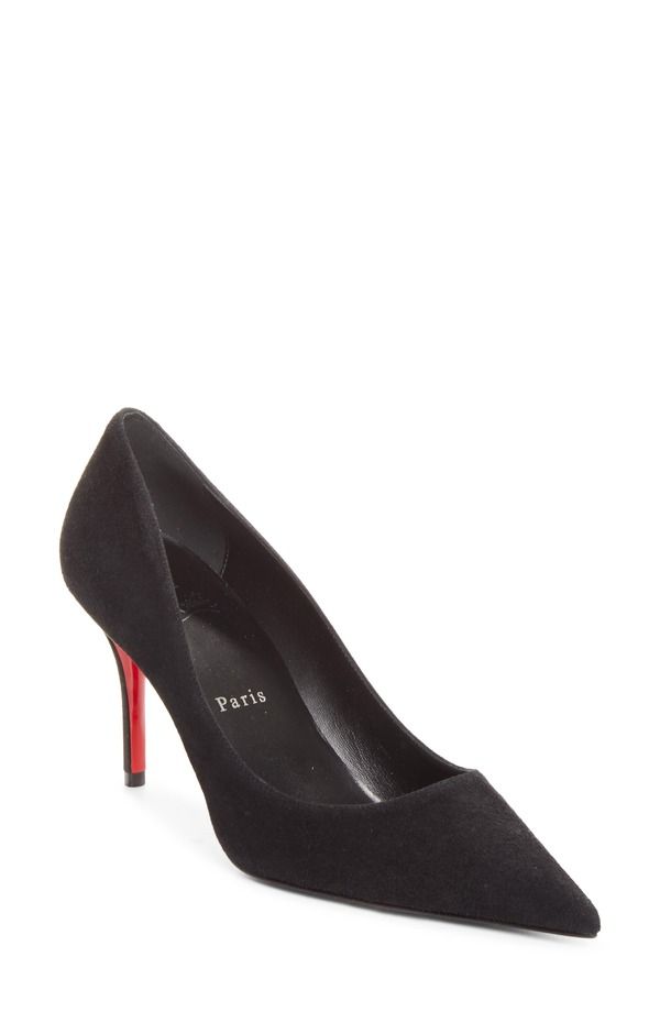 クリスチャン・ルブタン レディース シューズ スニーカー Christian Louboutin Miss Z Pointed Toe Pump BLACK BLACK ブラック