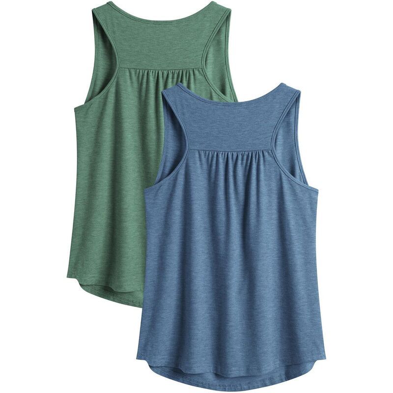 ピンスパーク レディース トップス Tシャツ ノースリーブ Pinspark Womens Racerback Sleeveless Workoutop Loose Fit Athletic Yoga