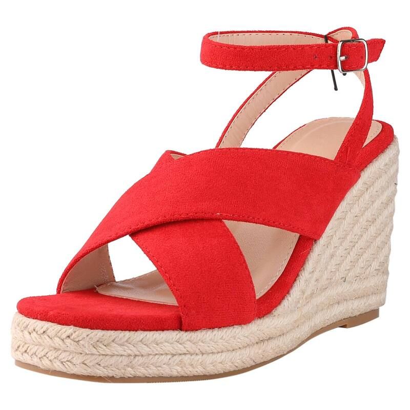 ブリスフルステップ レディース シューズ サンダル プラットフォーム BLISSFUL STEPlatform Slingback Crosstraps Espadrilles Wedge Sanda