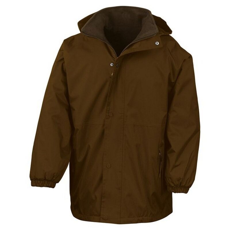 リザルト メンズ アウター ジャケット・ブルゾン Result Unisex Adult StormDri 4000 Reversible Jacket Brown ブラウン