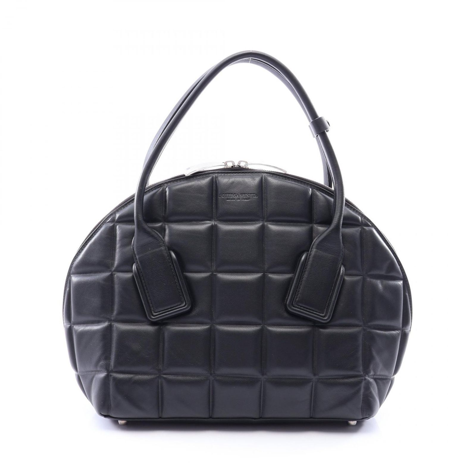 ボッテガヴェネタ BOTTEGA VENETA ハンドバッグ ザ スウープ ミディアム 2WAY ブラック レザー ザ・スウープ レディース Used A