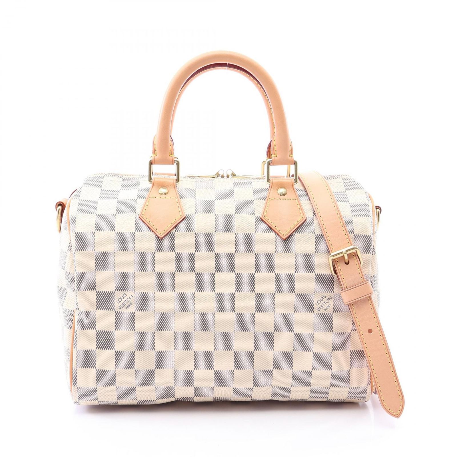 ルイ・ヴィトン LOUIS VUITTON ハンドバッグ スピーディ25 バンドリエール 2WAY N41374 PVCコーティングキャンバス レザー スピーディ・バンドリエール25 レディース