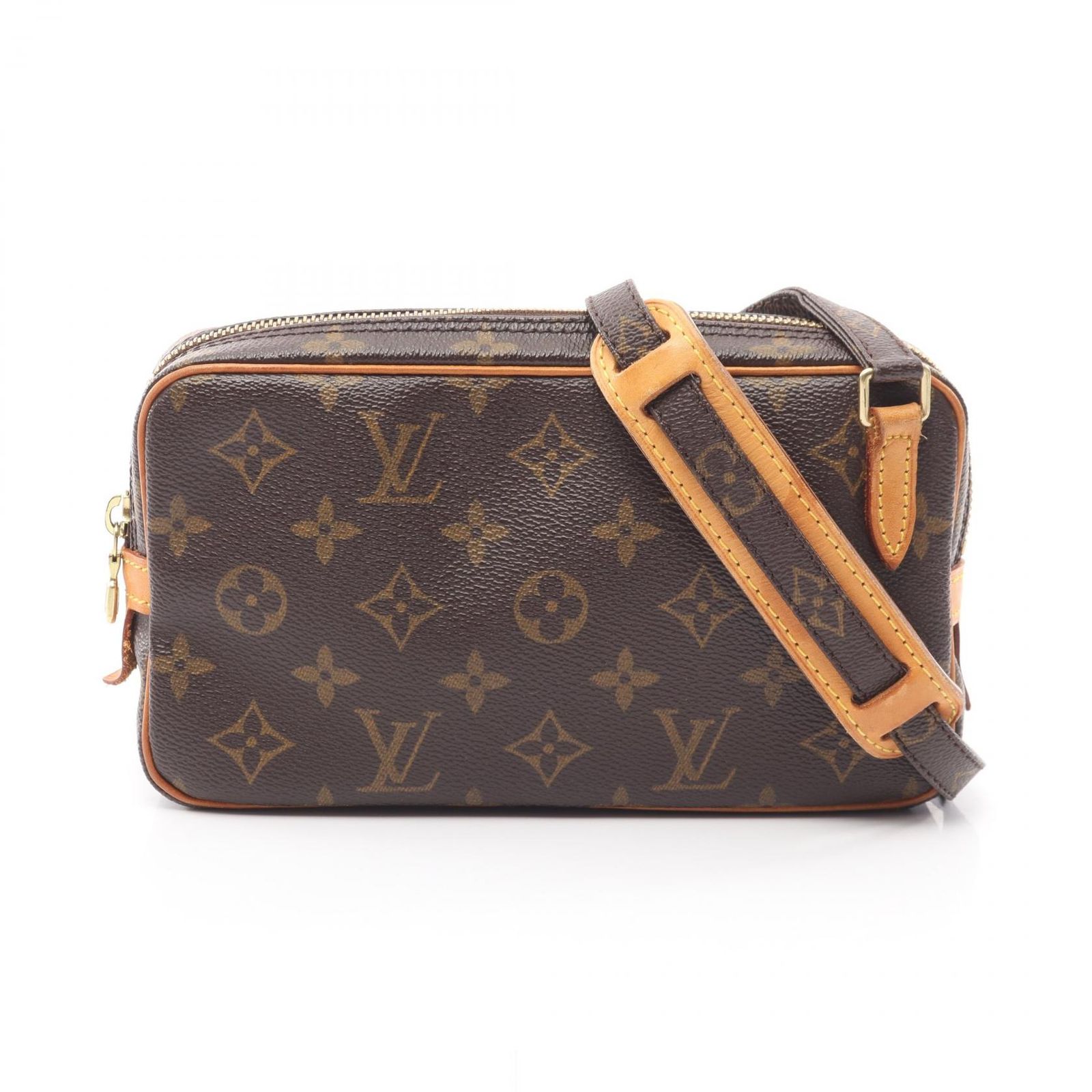 ルイ・ヴィトン LOUIS VUITTON ショルダーバッグ マルリーバンドリエール M51828 PVCコーティングキャンバス レザー ポシェット・マルリーバンドリエール レディース