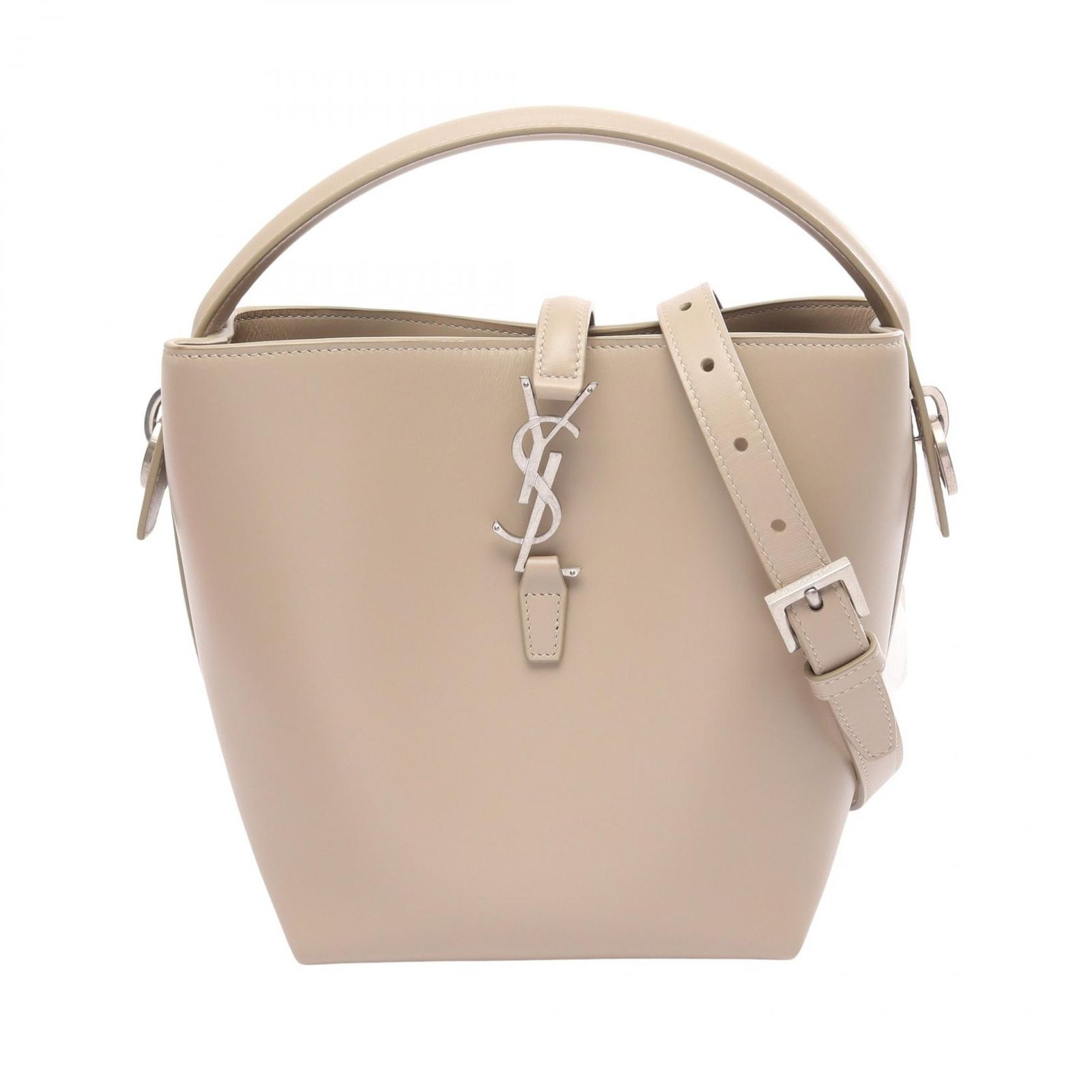 サンローランパリ SAINT LAURENT PARIS ハンドバッグ LE 37 スモール 2WAY 749036 ライトベージュ レザー LE 37 スモール レディース Used A