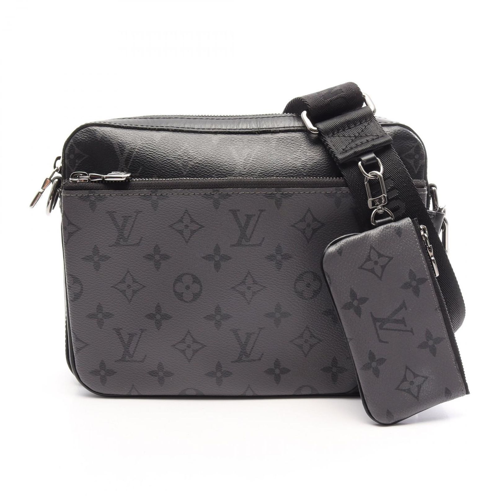 ルイ・ヴィトン LOUIS VUITTON ショルダーバッグ トリオ メッセンジャー M69443 PVCコーティングキャンバス レザー トリオ・メッセンジャー メンズ Used B 131,900円