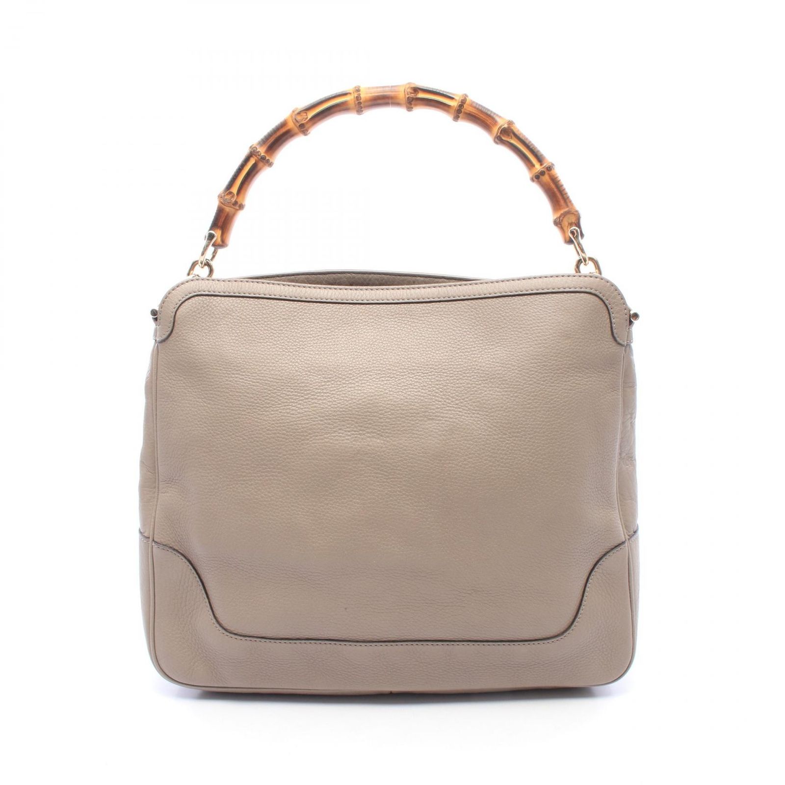 グッチ GUCCI ショルダーバッグ ダイアナ バンブー 282315 グレージュ レザー バンブー ショルダーバッグ レディース Used A