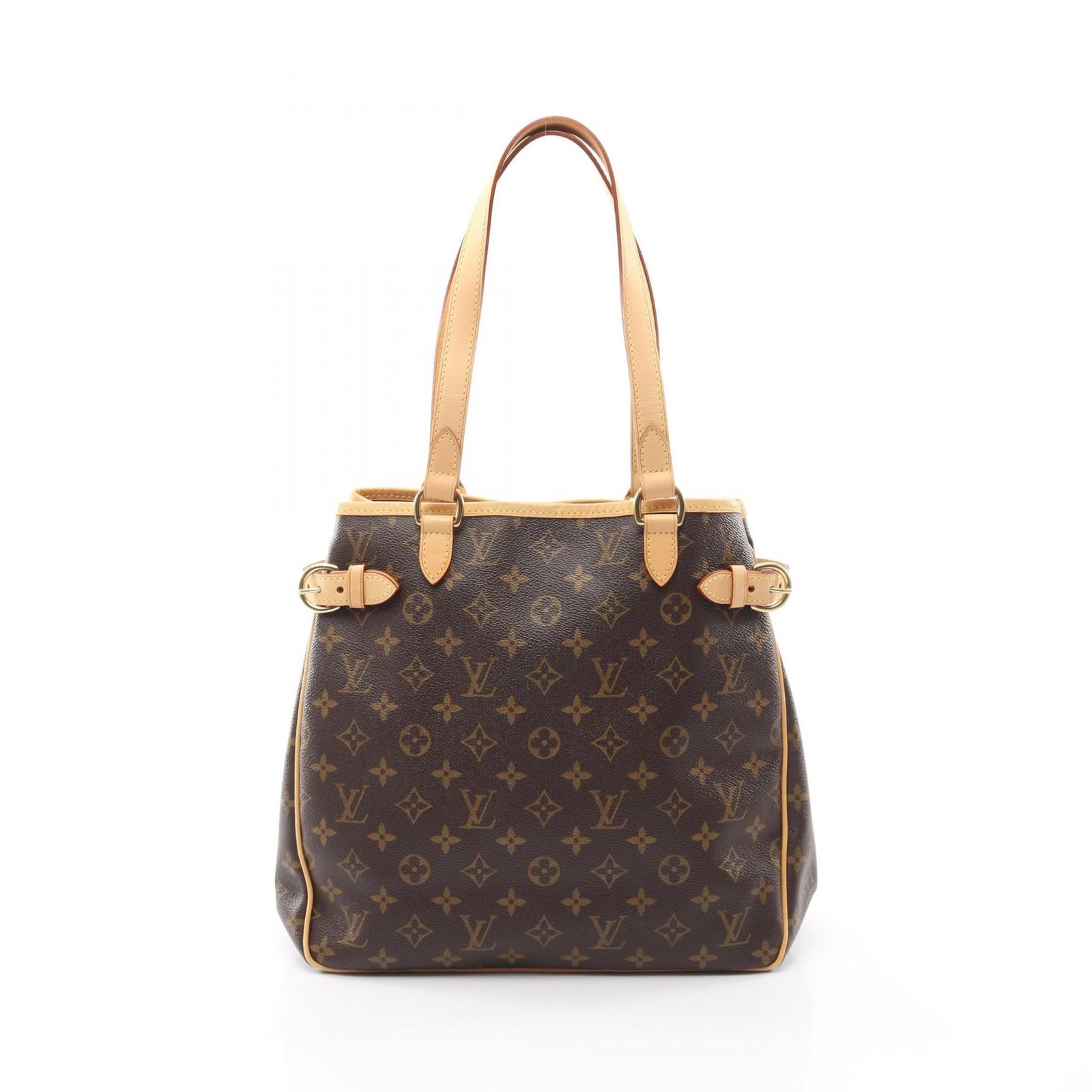 ルイ・ヴィトン LOUIS VUITTON トートバッグ バティニョール ヴェルティカル モノグラム M51153 PVCコーティングキャンバス レザー バティニョール・ヴェルティカル