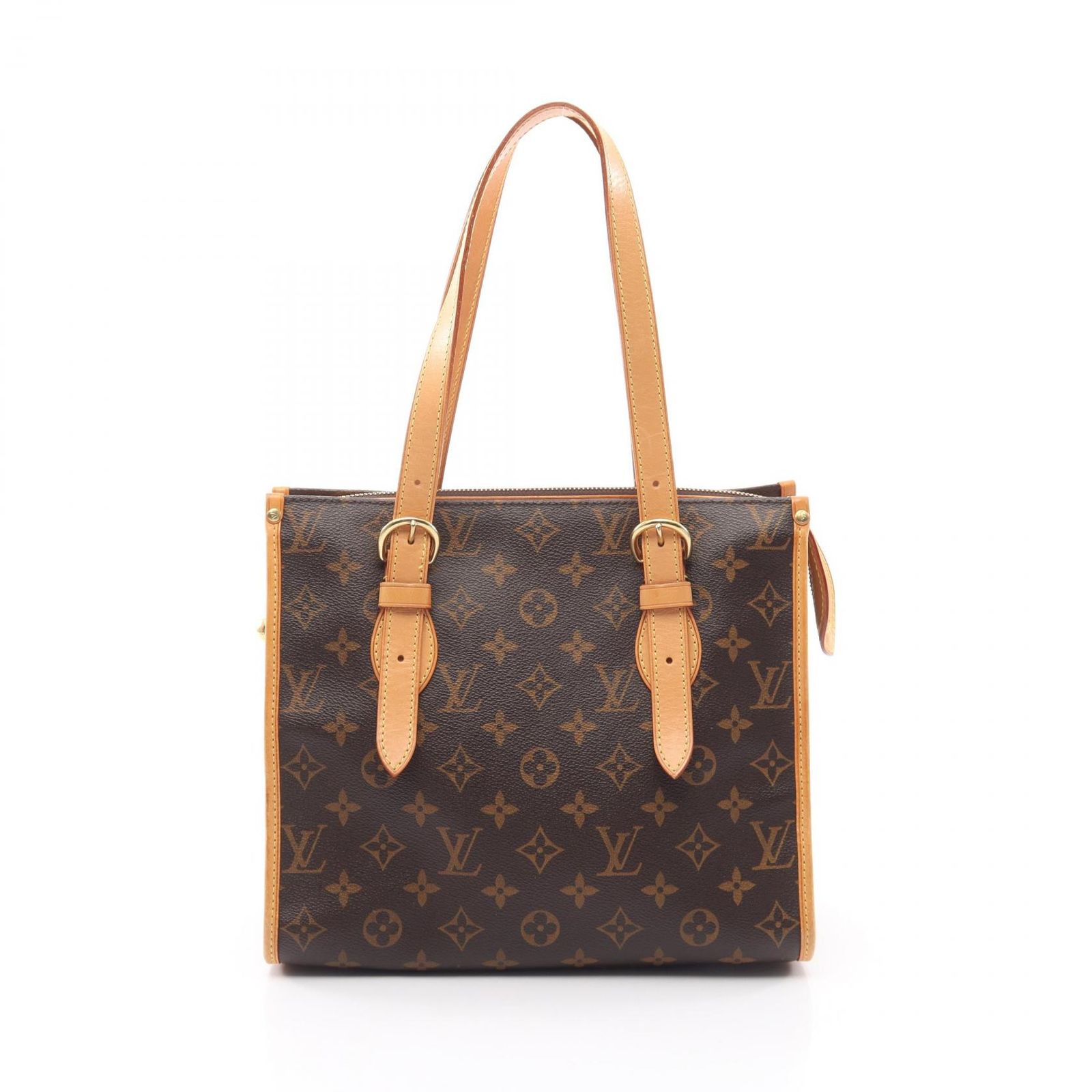 ルイ・ヴィトン LOUIS VUITTON トートバッグ ポパンクール オ モノグラム M40007 PVCコーティングキャンバス レザー ポパンクール・オ レディース Used A