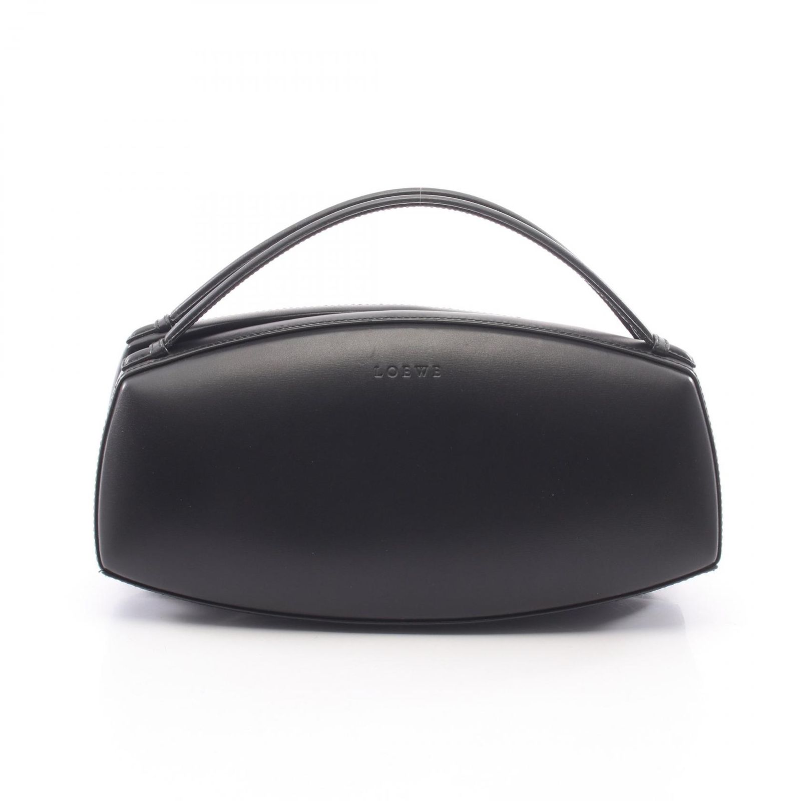 ロエベ LOEWE ハンドバッグ ブラック レザー ハンドバッグ レディース Used A