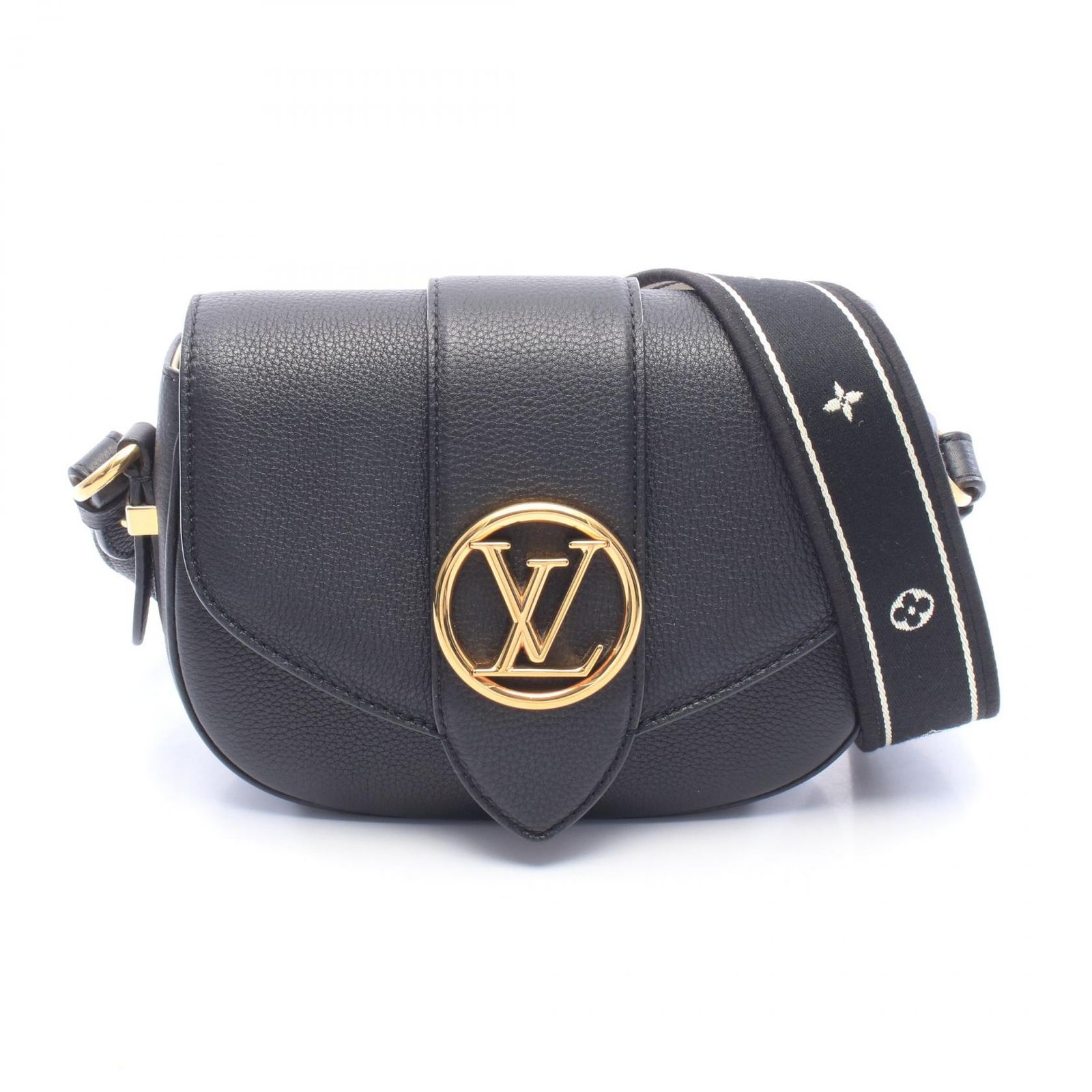ルイ・ヴィトン LOUIS VUITTON ショルダーバッグ LV PONT 9 LVポンヌフ ソフトPM ノワール M58727 ノワール レザー LVポンヌフ ソフトPM レディース Used A