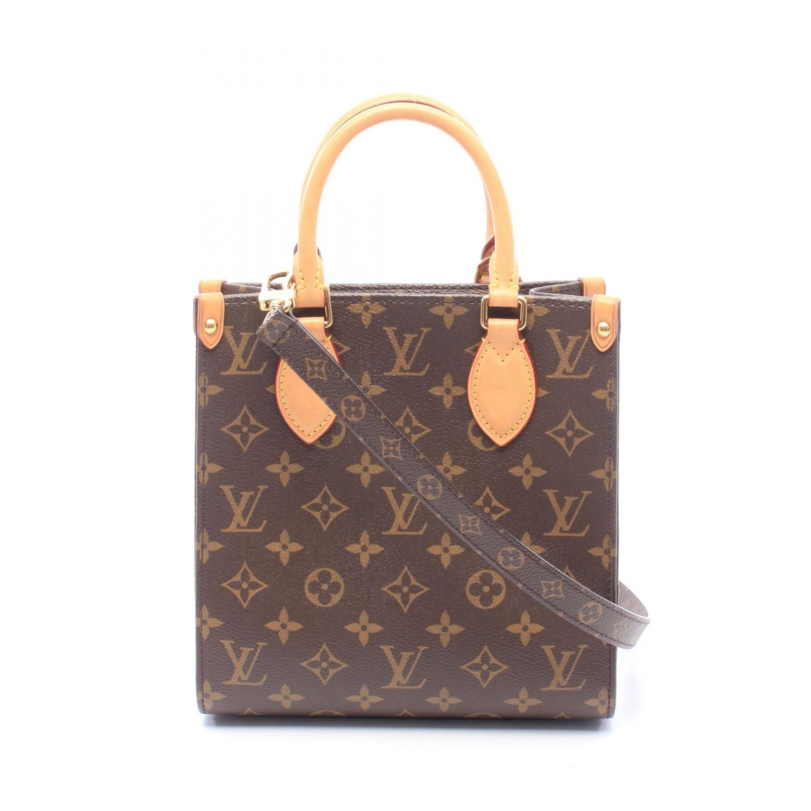 ルイ・ヴィトン LOUIS VUITTON ハンドバッグ サックプラBB モノグラム 2WAY M46265 PVCコーティングキャンバス レザー サック・プラBB レディース Used A 142,400円