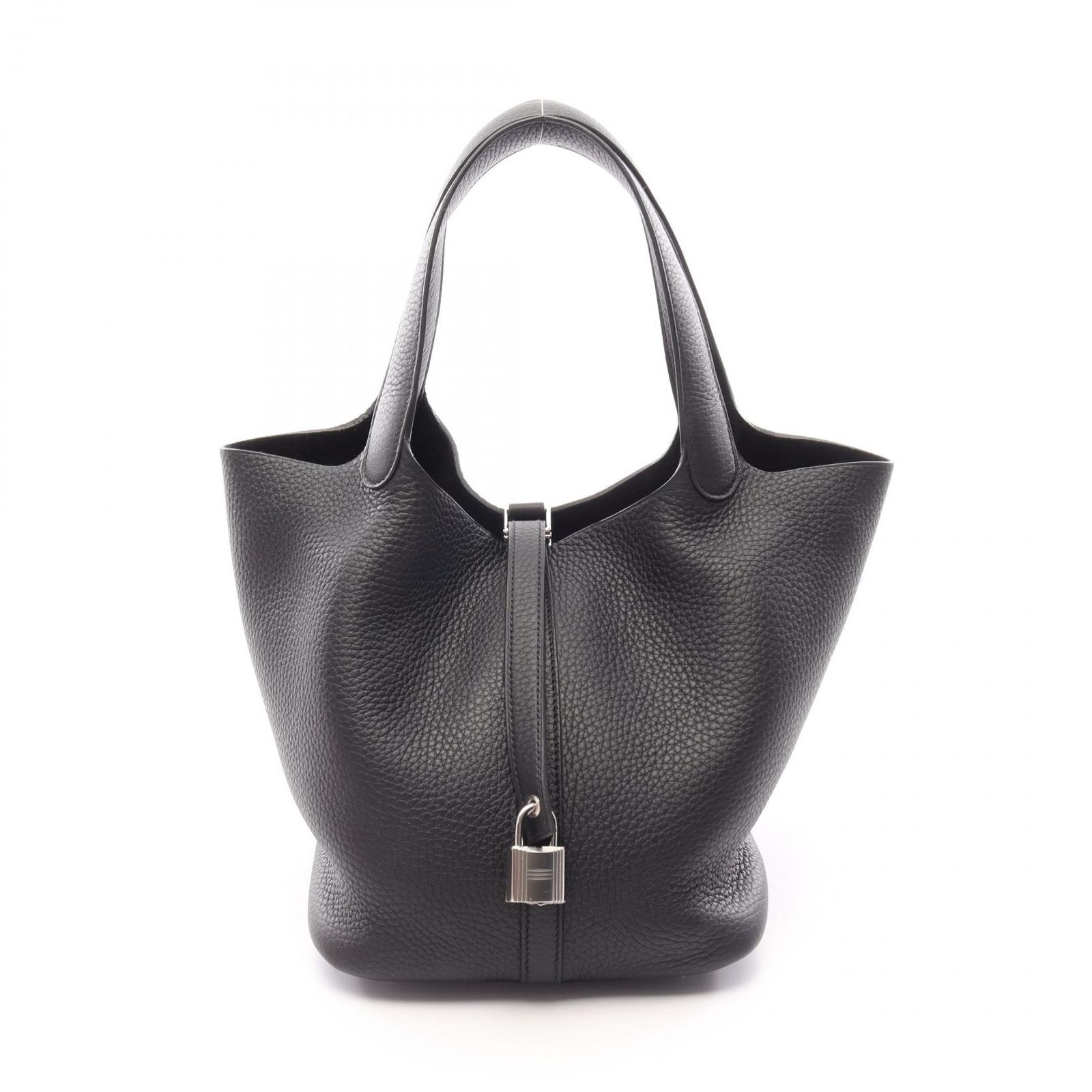 エルメス HERMES ハンドバッグ ピコタンロックMM 060991CK ブラック レザー ピコタンロックMM ブラック レディース Used A 355,860円