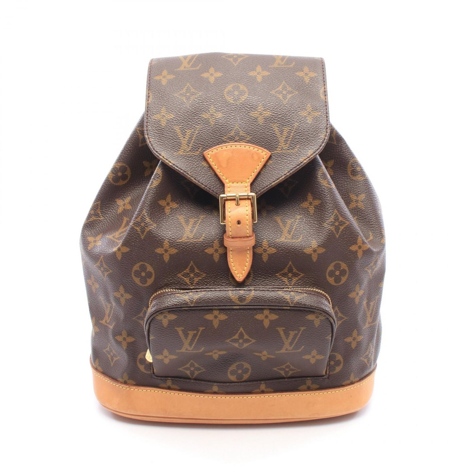 ルイ・ヴィトン LOUIS VUITTON リュックサック バックパック モンスリMM M51136 PVCコーティングキャンバス レザー モンスリMM レディース Used B 92,840円