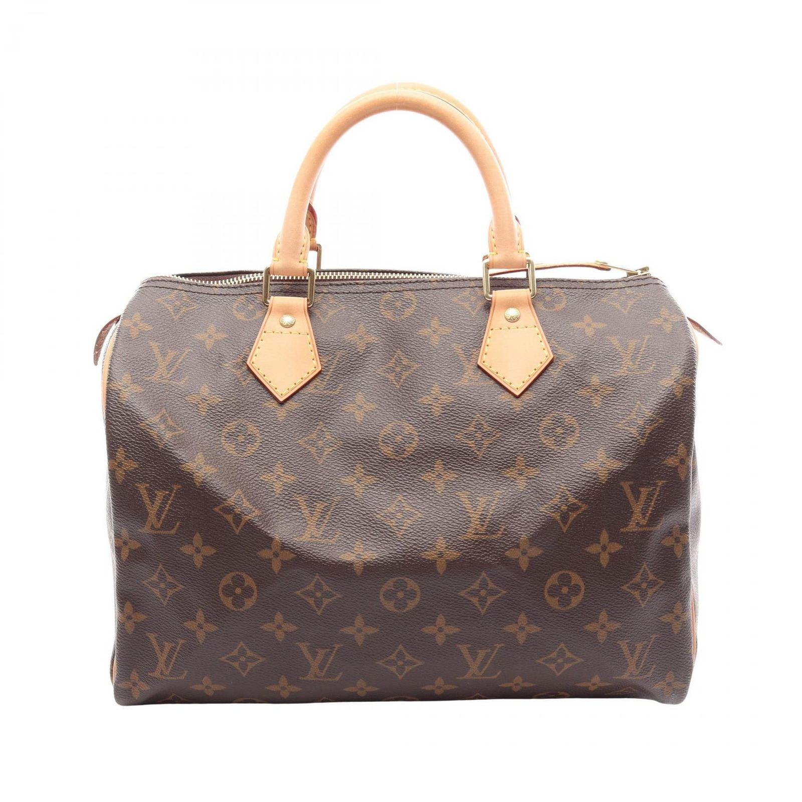ルイ・ヴィトン LOUIS VUITTON ハンドバッグ スピーディ30 モノグラム M41526 PVCコーティングキャンバス レザー スピーディ30 レディース Used A
