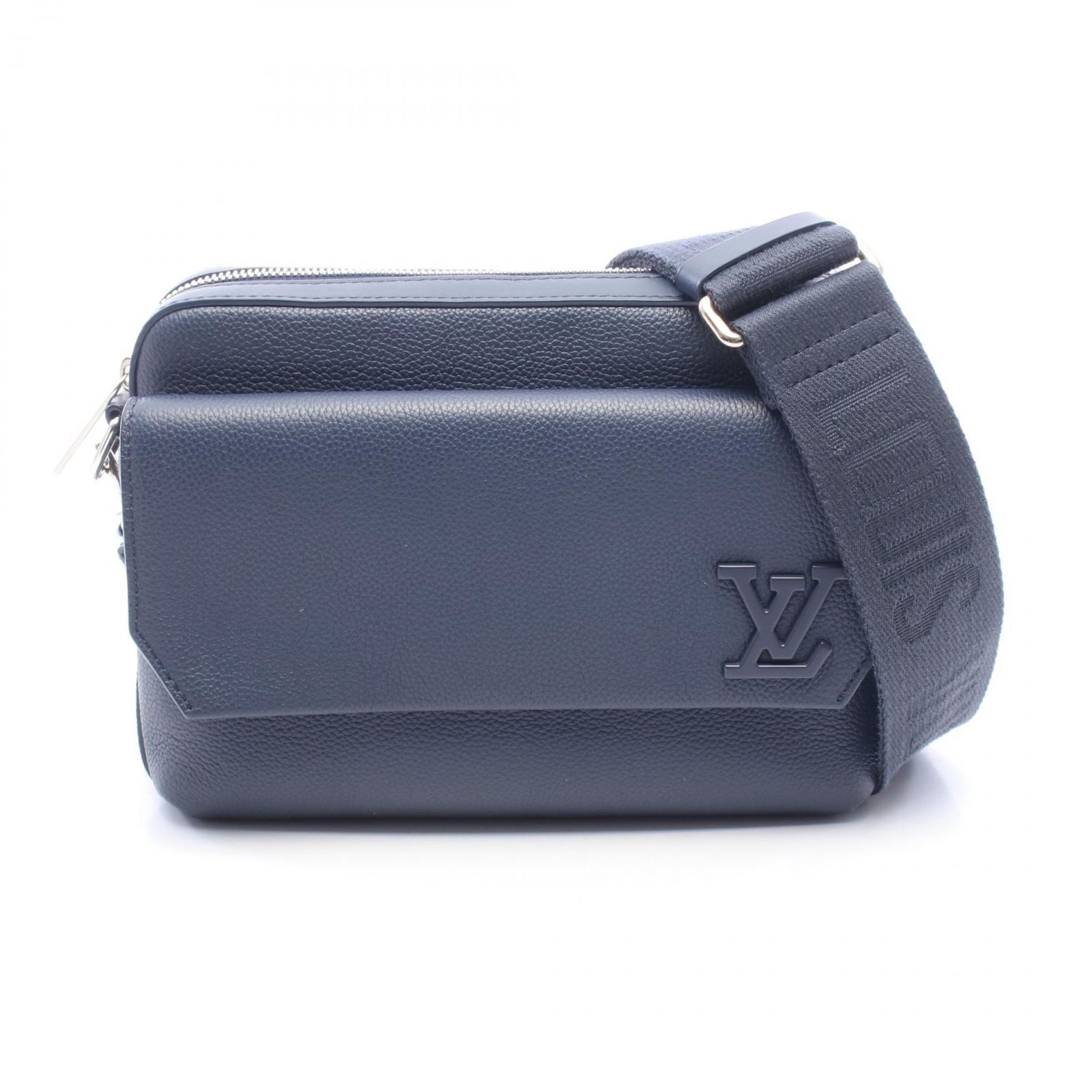 ルイ・ヴィトン LOUIS VUITTON ショルダーバッグ ファストライン メッセンジャー アエログラム M22611 ネイビー レザー ファストライン・メッセンジャー メンズ