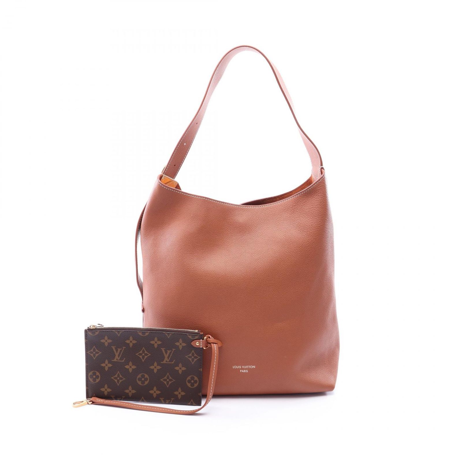 LOUIS VUITTON ルイ・ヴィトン ロウキー ホーボー MM コニャック ショルダーバッグ