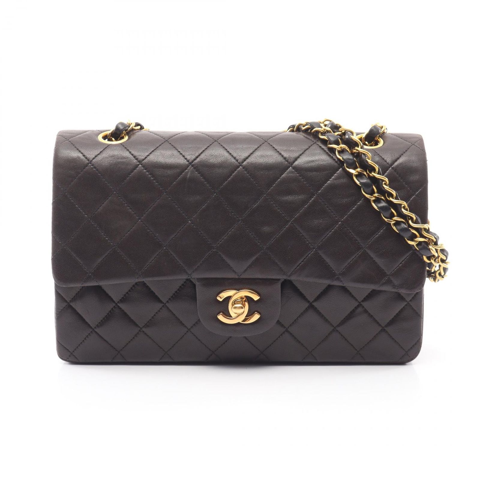 CHANEL シャネル マトラッセ Wフラップ ショルダーバッグ