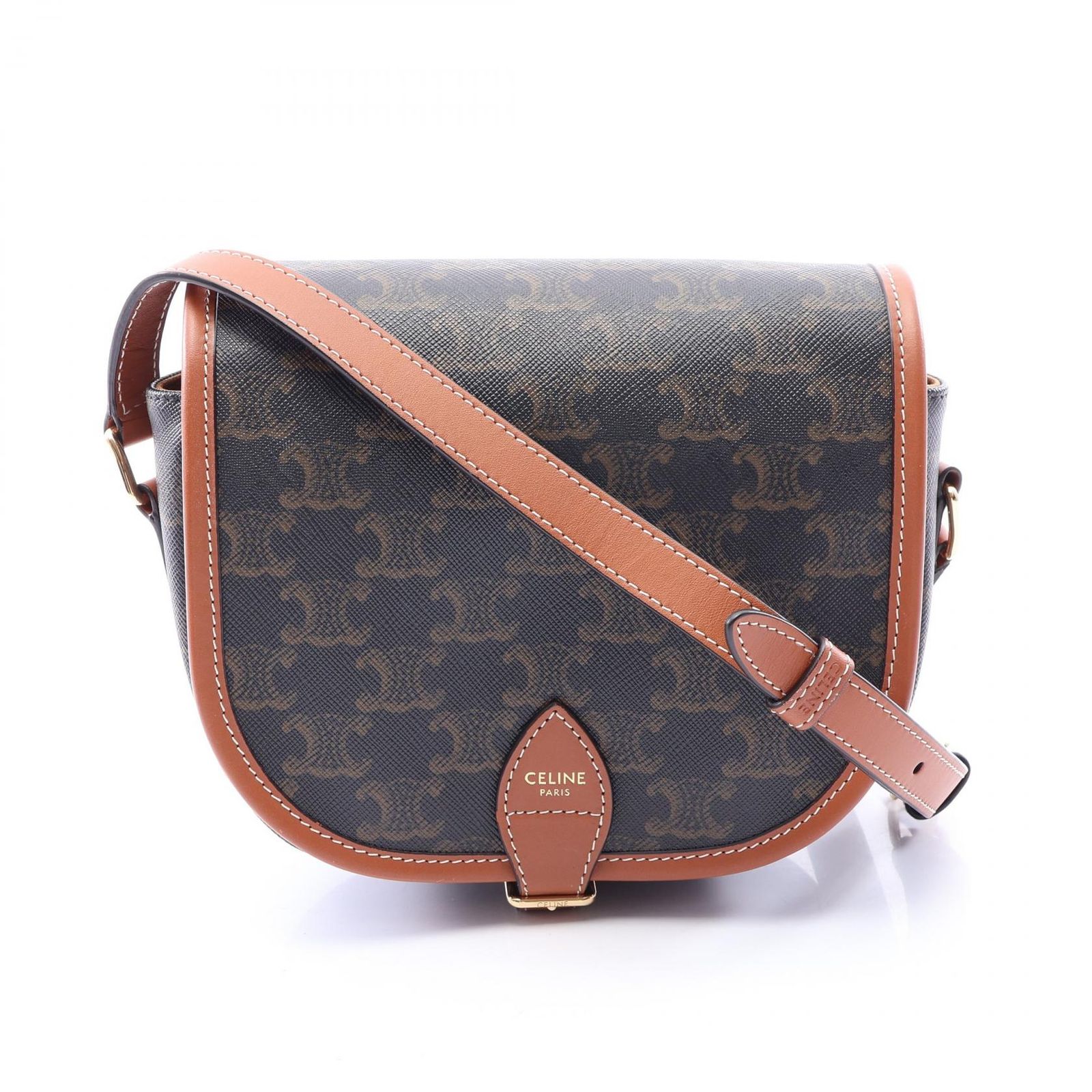CELINE セリーヌ フォルコ ミディアムバッグ トリオンフ ショルダーバッグ