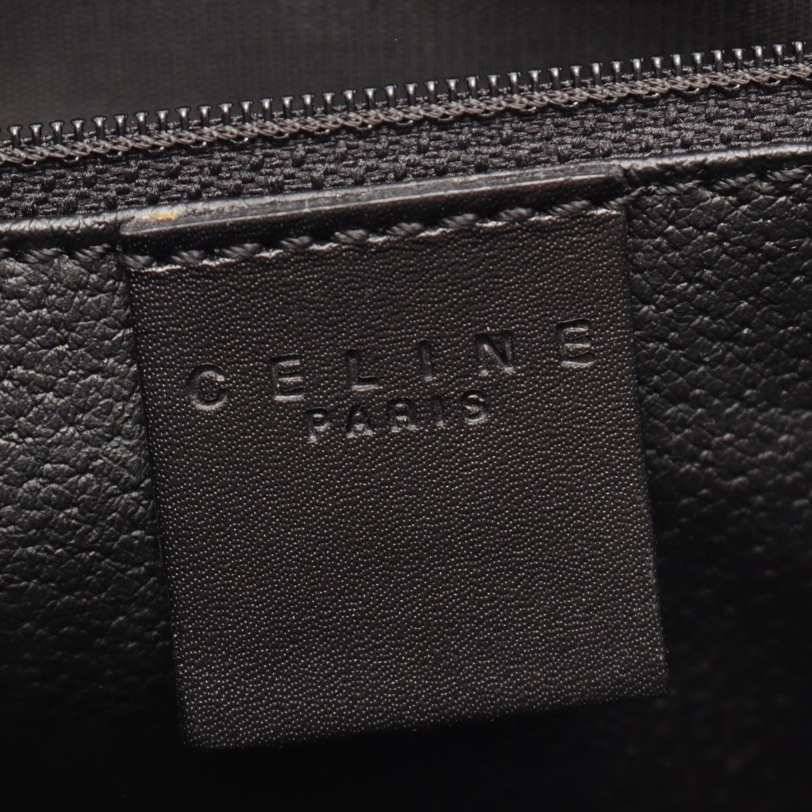 CELINE セリーヌ マカダム トップハンドル ハンドバッグ