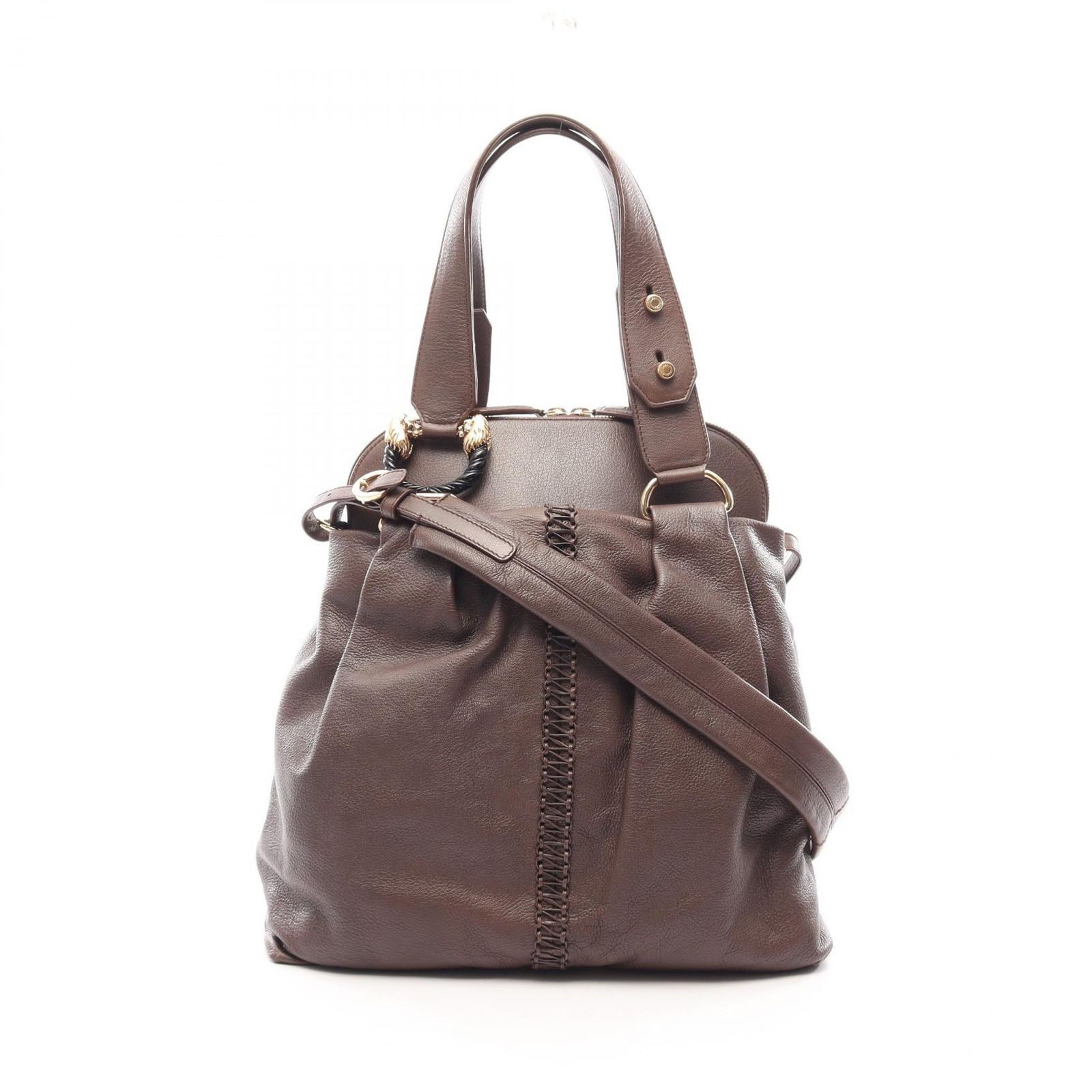 BVLGARI ブルガリ レオーニ 2WAY ハンドバッグ