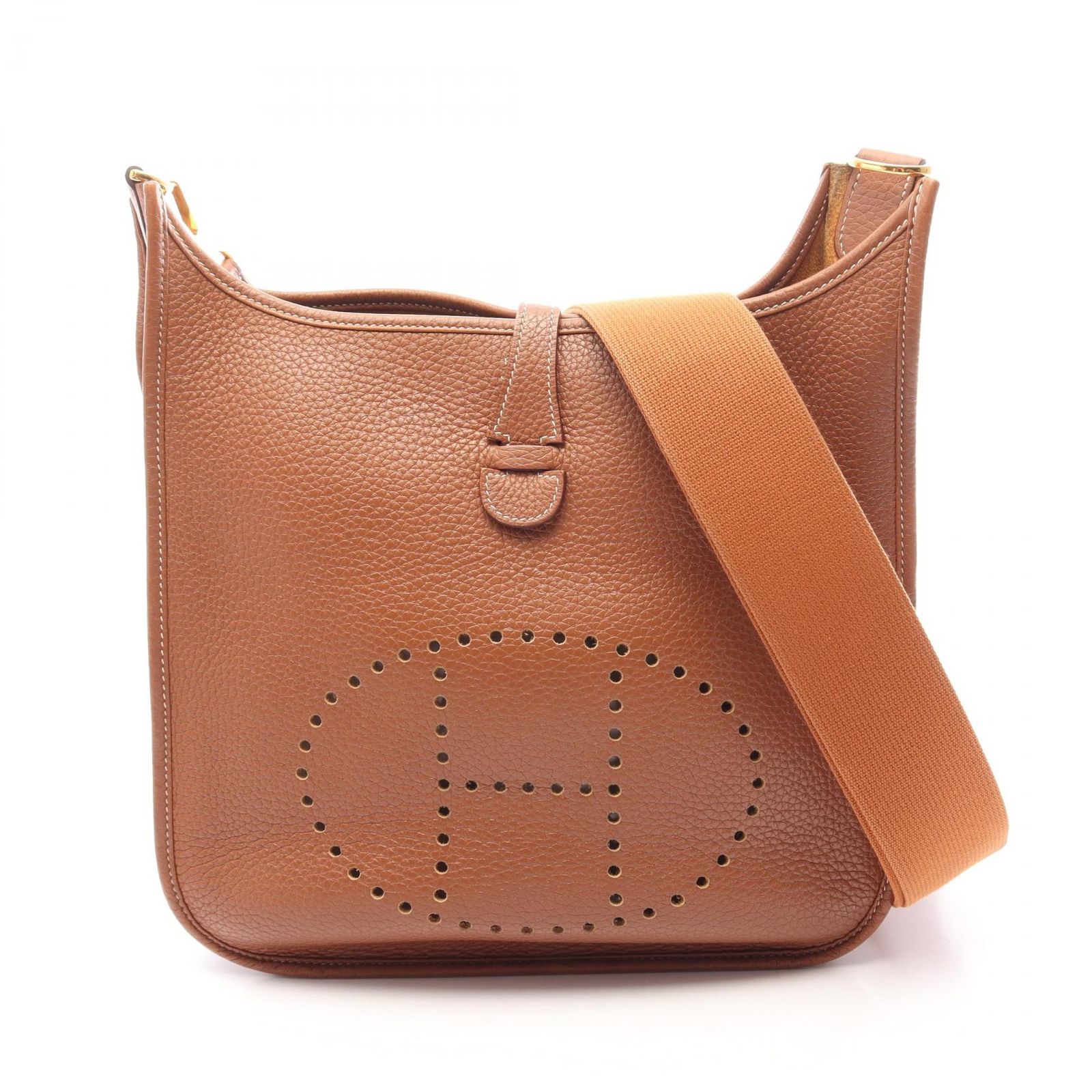 HERMES エルメス エヴリン 3 トロワ PM ゴールド ショルダーバッグ