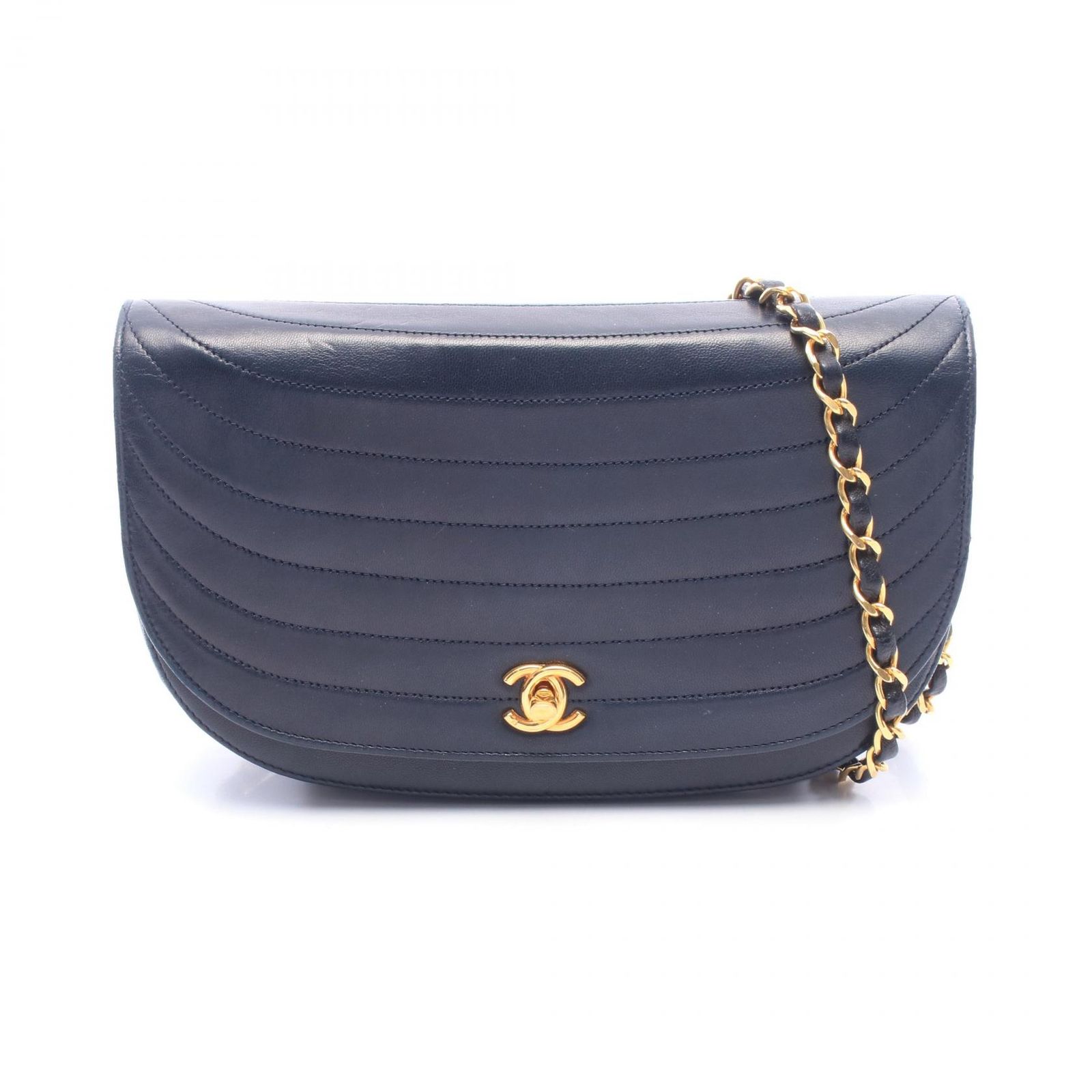 CHANEL シャネル ハーフムーン ショルダーバッグ
