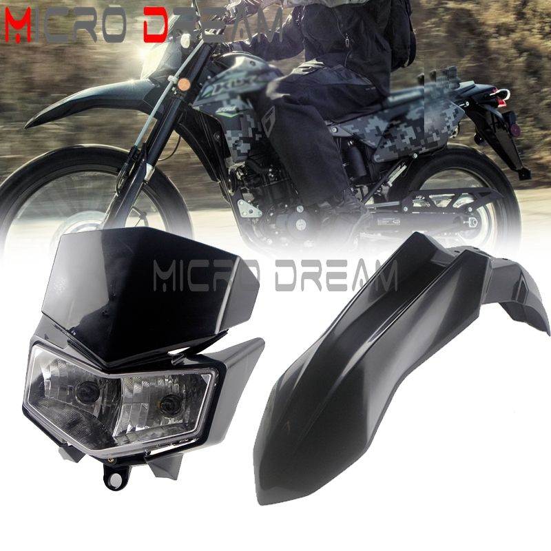カワサキ KLX250/S/D-トラッカーX 2008-2019 デュアルヘッドライト フロントフェンダー 8,506円