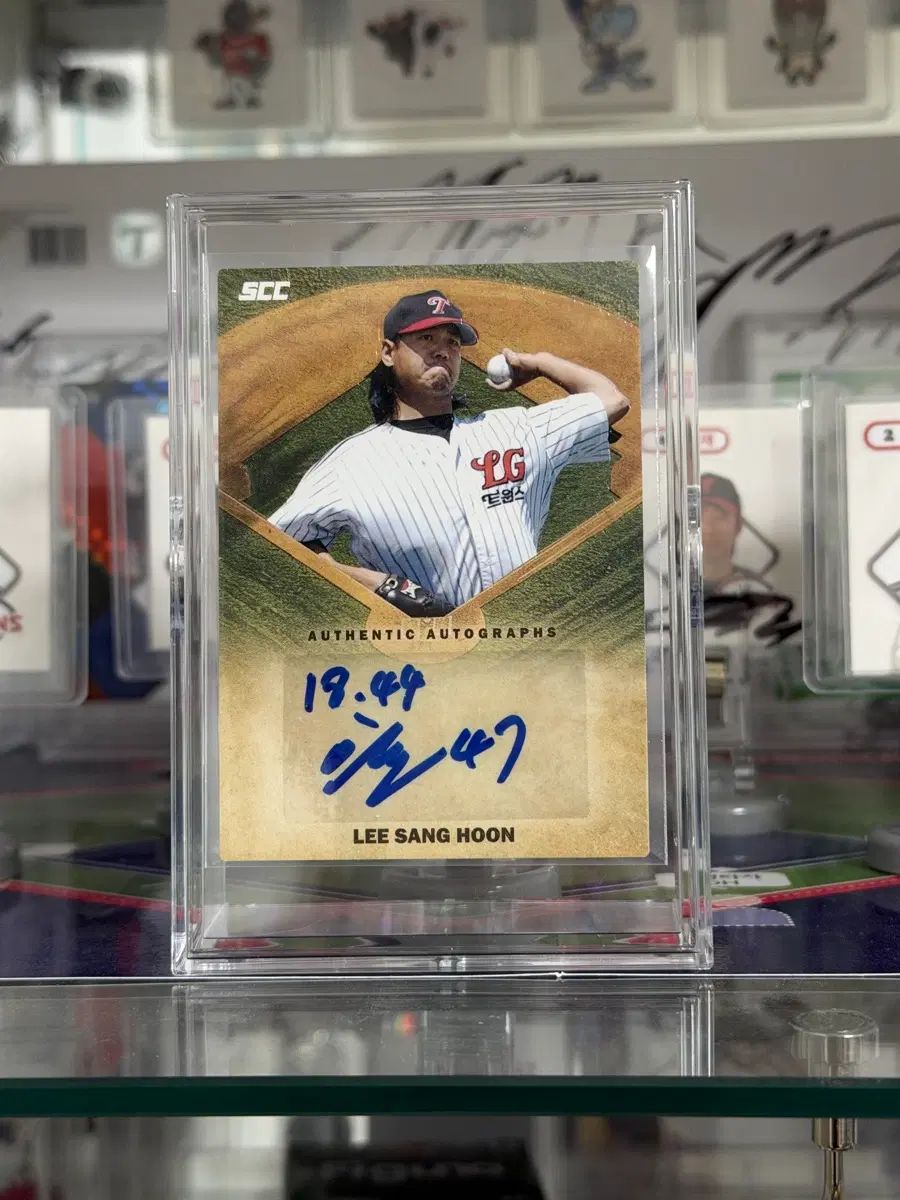 KBO LGツインズ イスンフン サインカード