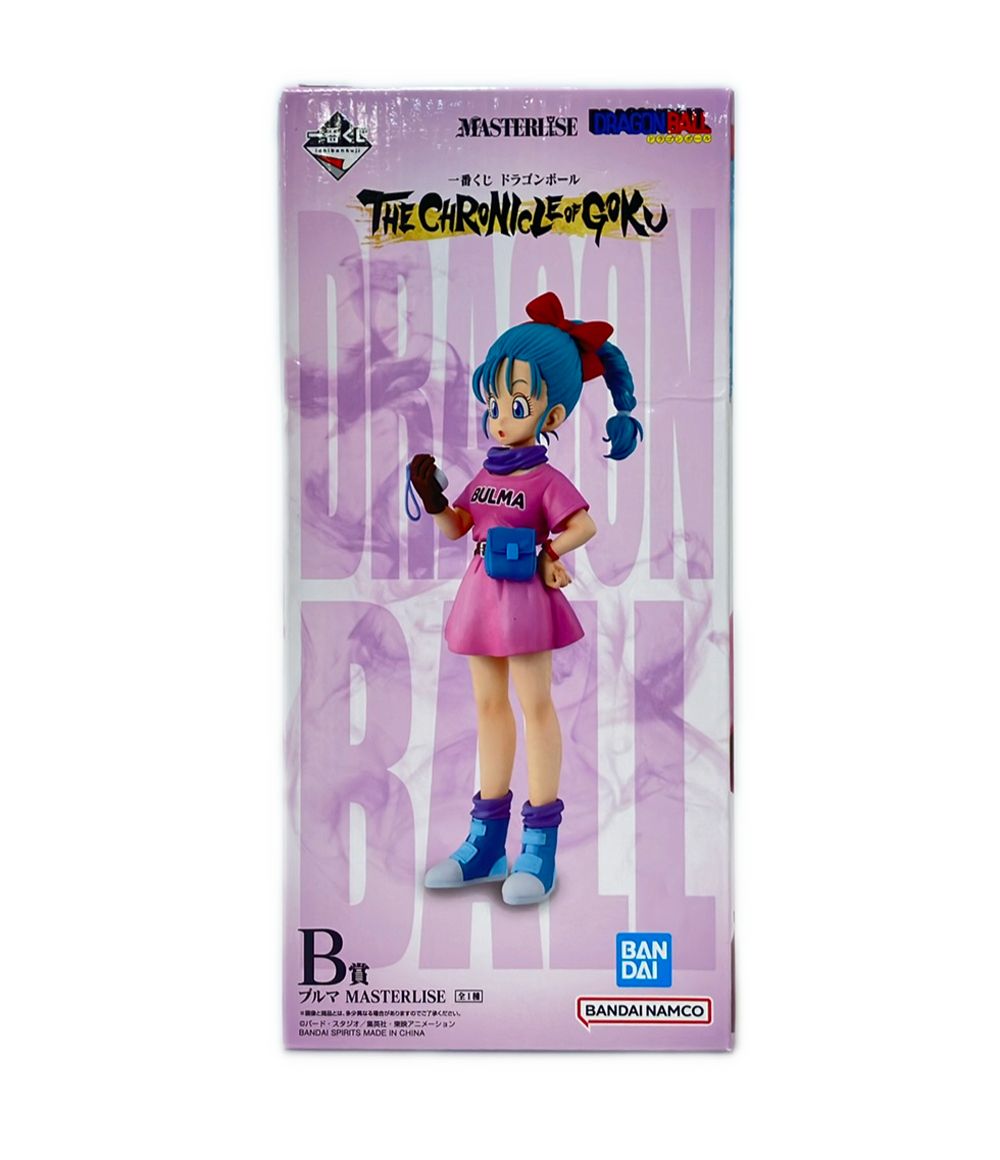 バンダイ ドラゴンボール 一番くじ B賞 THE CHRONICLE OF GOKU ブルマ MASTERLISE フィギュア