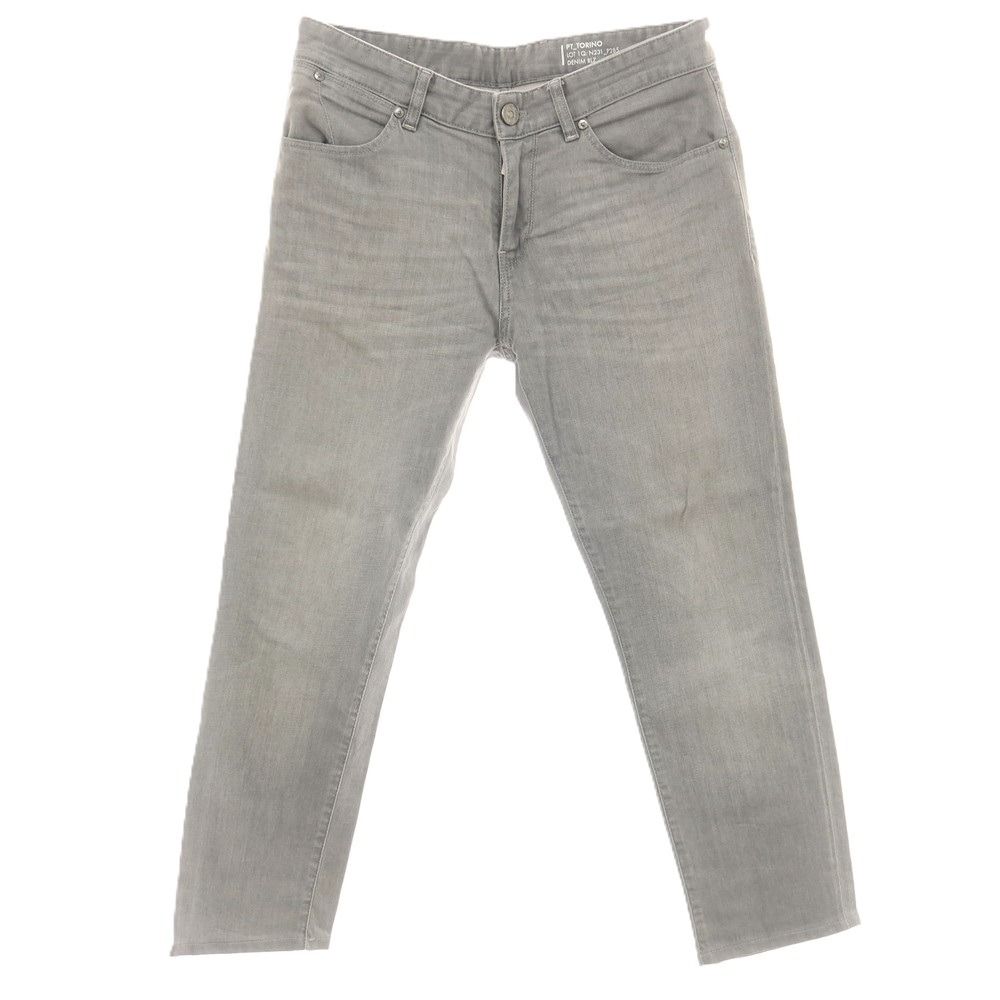 【中古】ピーティートリノ デニム PT TORINO DENIM SWING ストレッチ コットン デニムパンツ ジーンズ ライトグレー【サイズ31】【メンズ】