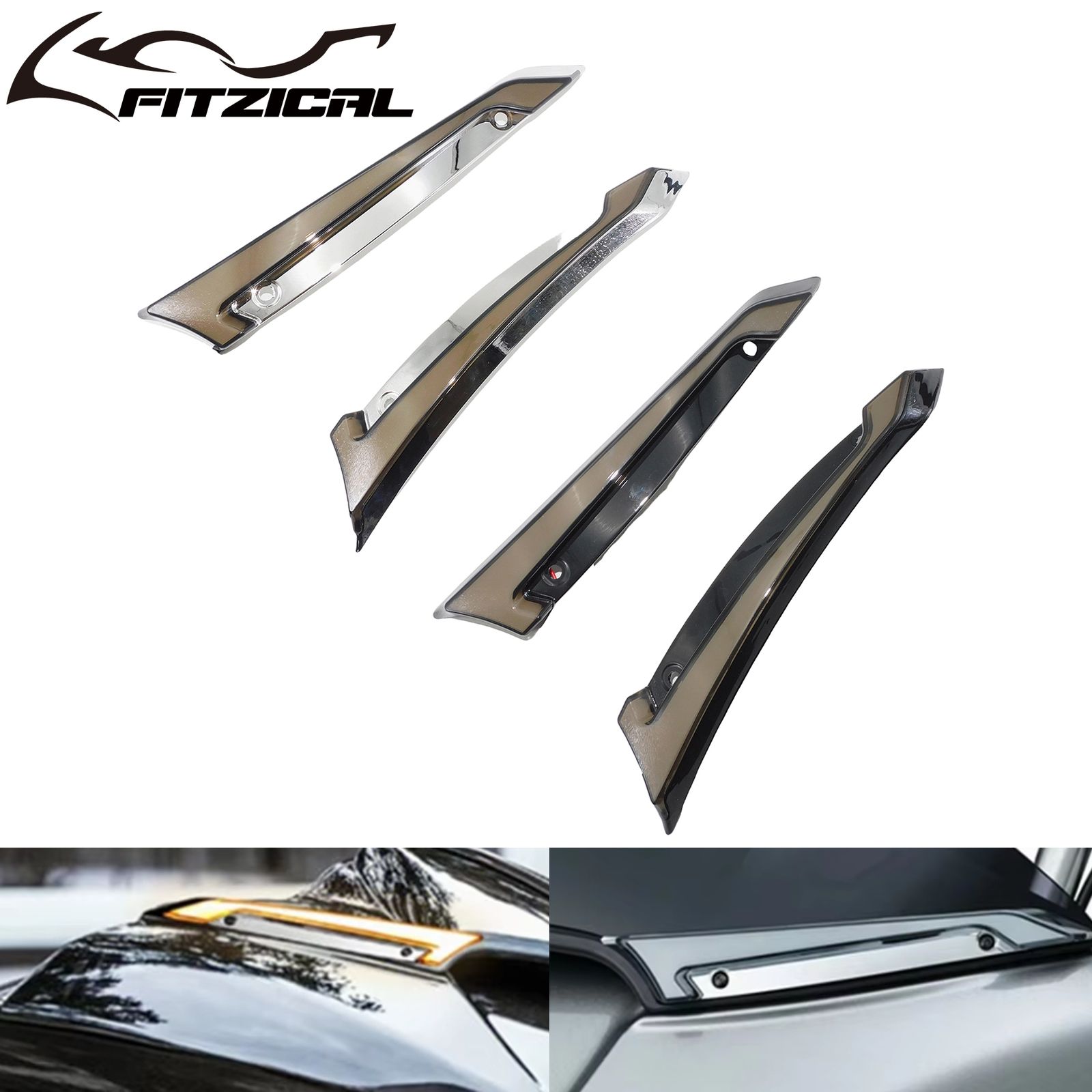 ハーレー ツーリング ロードグライド FLTRX 用 フロントガラス LEDウインカーライト 2015-2023 8,914円