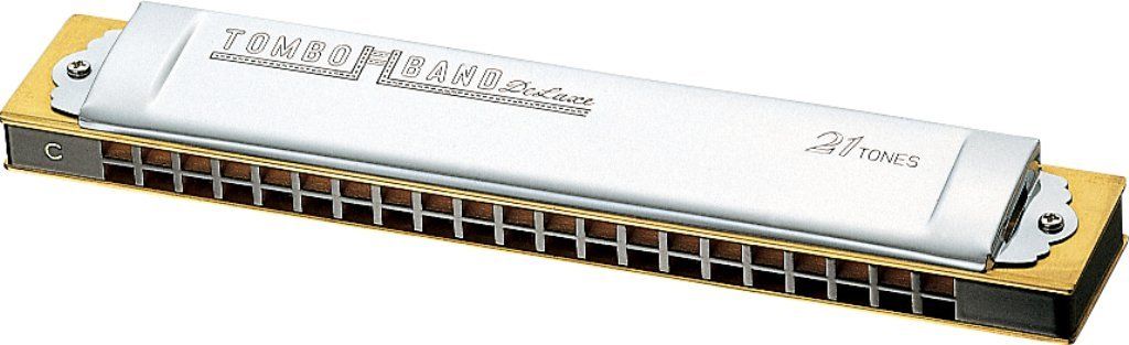 新品 TOMBO 複音ハーモニカ Cm調 特製トンボバンド 21穴 1521