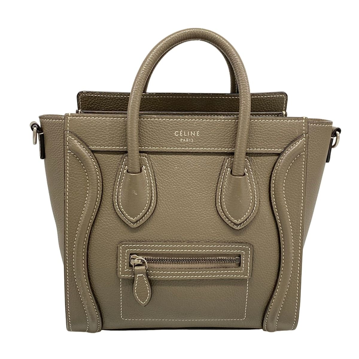 CELINE(セリーヌ) ハンドバッグ ラゲージナノショッパー 168243DRU.09SO スリ（グレーベージュ） 89,925円
