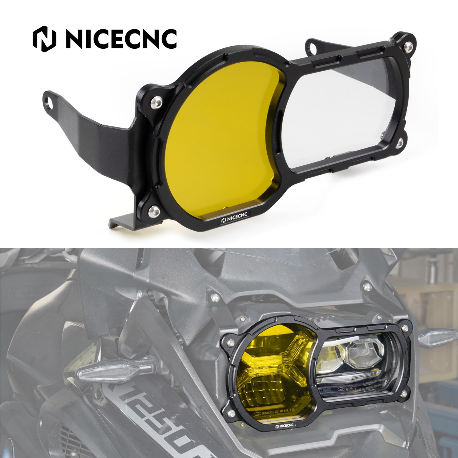 BMW R1250GS/R1250GSA 2020-2024 ヘッドライトガードカバー