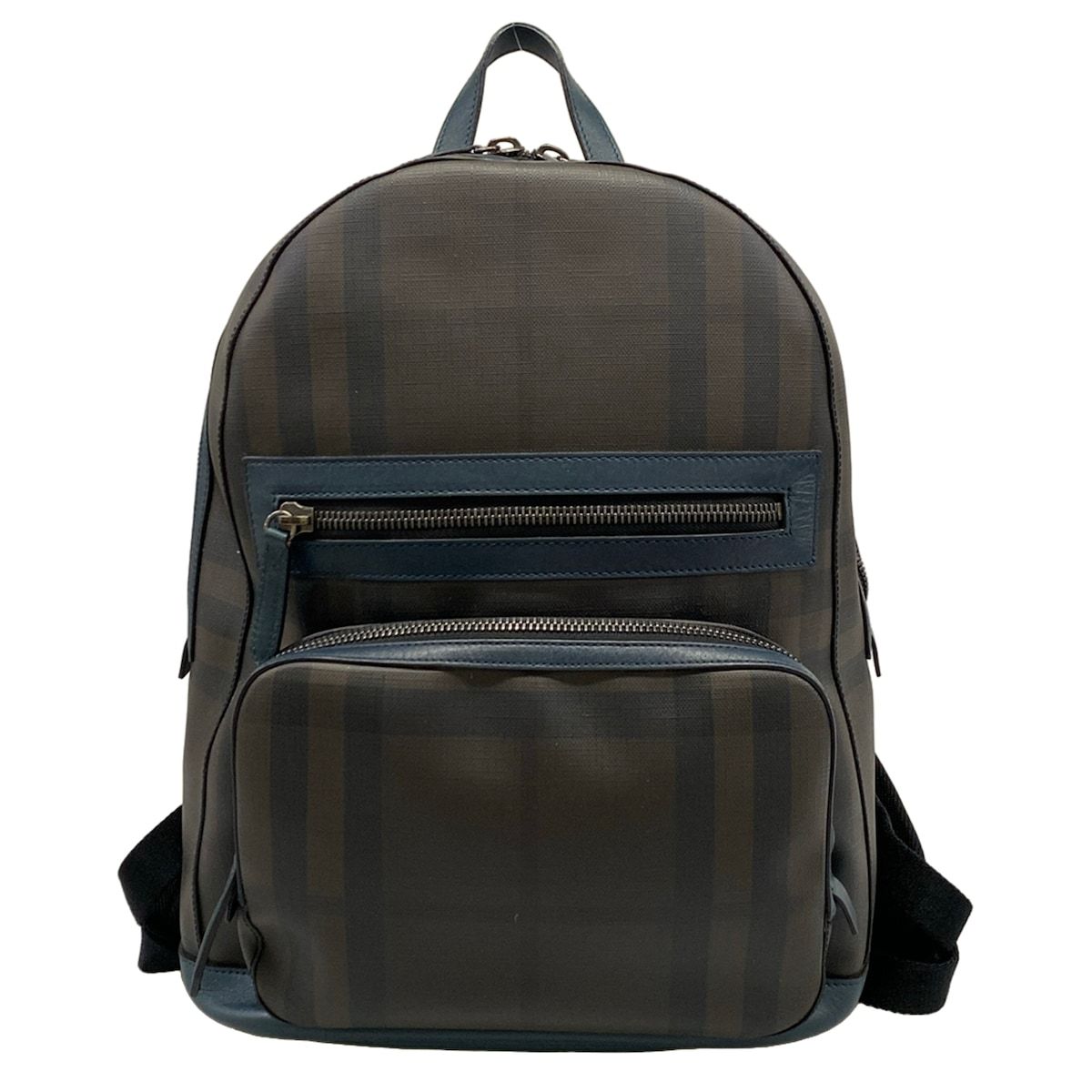 BURBERRY/Burberry(バーバリー) リュックサック - カーキ×黒 チェック柄