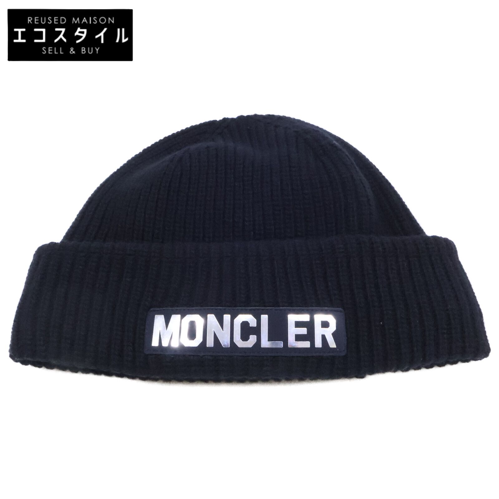 MONCLER　モンクレール　【美品/国内正規】23年製 I20913B00018 M1241 BERRETTO TRICOT ウール ニットキャップ 15,761円