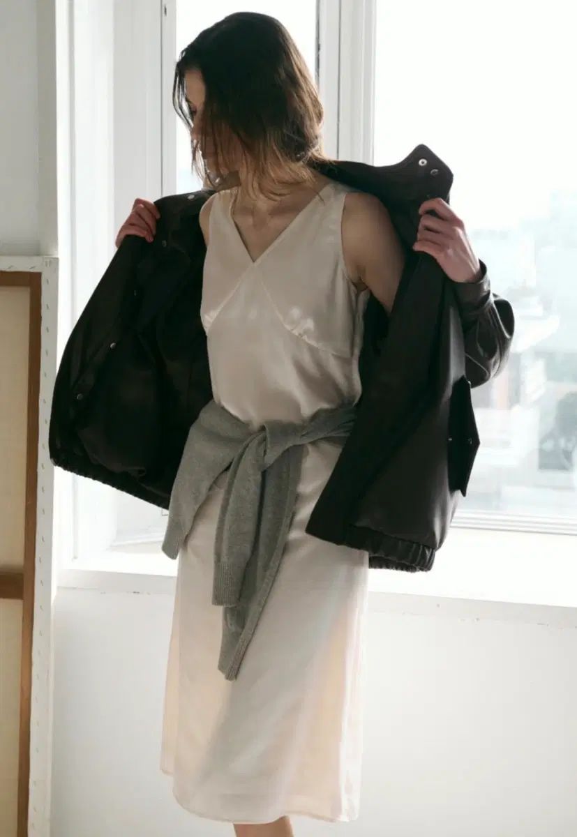 アールトー サテン トゥー ドレス jane satin long dress