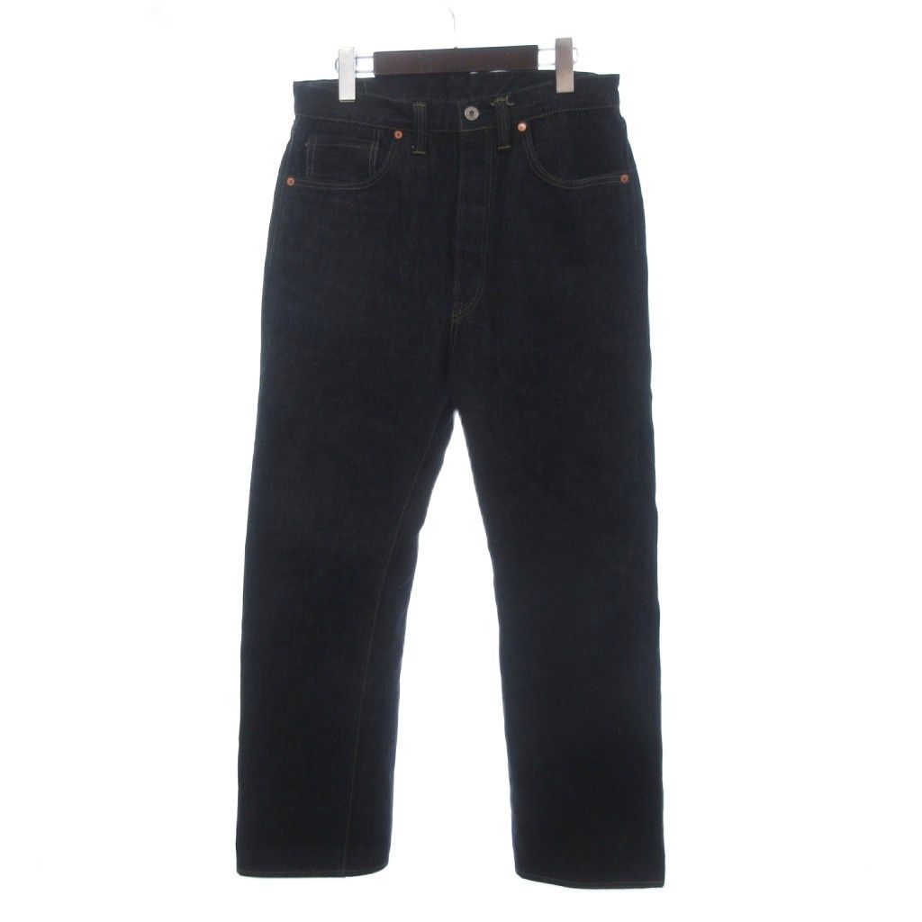 TCBジーンズ TCB JEANS 美品 S40's 大戦モデル デニム ジーンズ ボタンフライ インディゴ 濃紺 ダークブルー W34