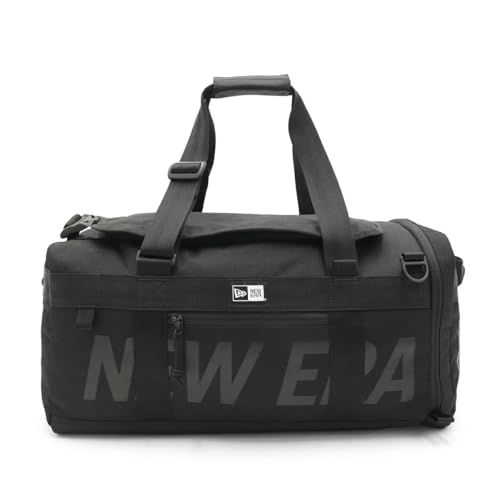 ニューエラ(new era) ニューエラ ダッフルバッグ ２WAY ONSPOTZ別注 ブラック/BKボックスロゴ FREE Club Duffle Bag Mid New Era Black Prntpms 39f0a83e
