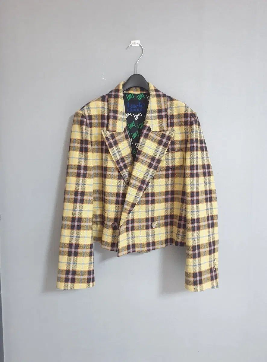 LUCKY CHOUETTE ラッキーシュエトゥ チェック ダブル ジャケット 13,952円
