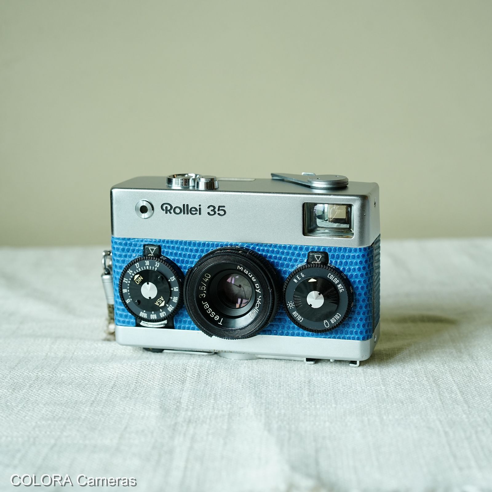 Rollei35【整備済完動品】 Rollei 35 ブルー【整備実撮済み】 - メルカリ