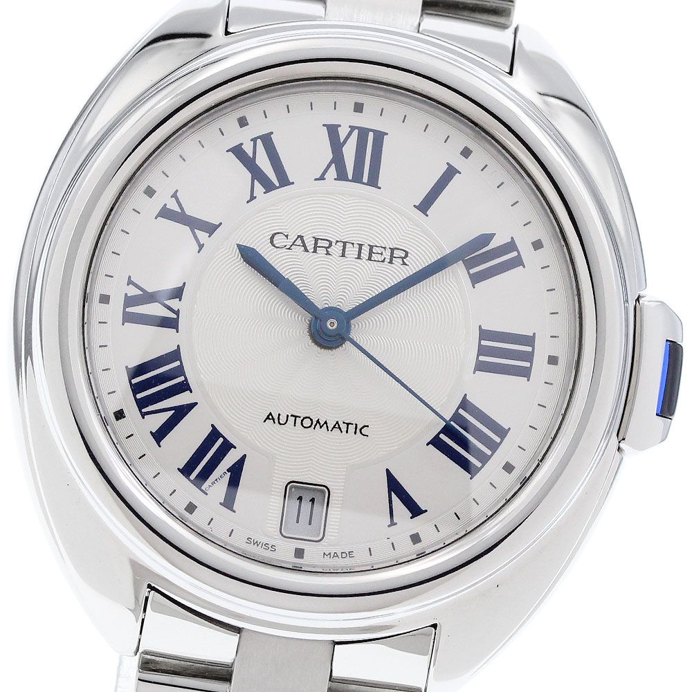 カルティエ CARTIER WSCL0006 クレドゥカルティエ デイト 自動巻き ボーイズ 良品 保証書付き_976953