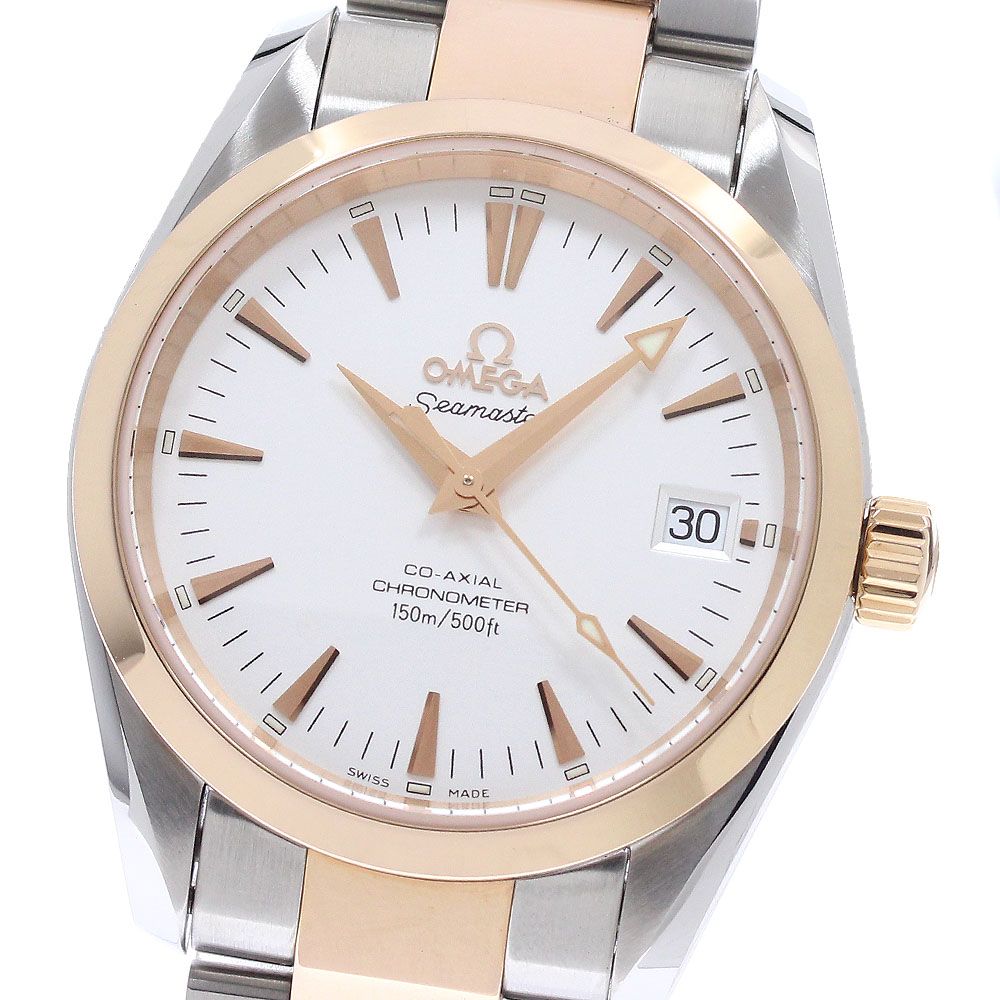 オメガ OMEGA 2304.30 シーマスター アクアテラ コーアクシャル 自動巻き ボーイズ 良品 保証書付き_976546