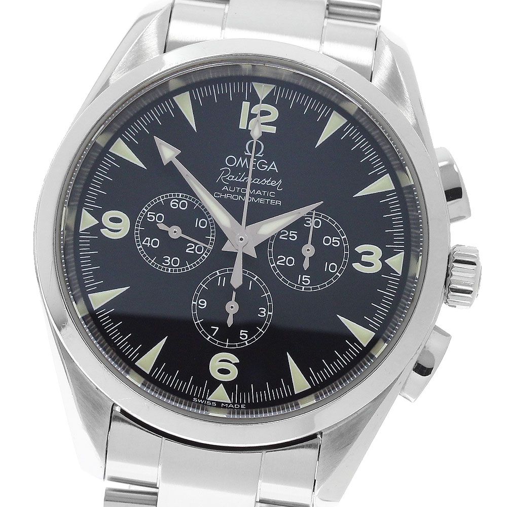 オメガ OMEGA 2512.52 シーマスター アクアテラ レイルマスター クロノグラフ 自動巻き メンズ _973141 225,450円