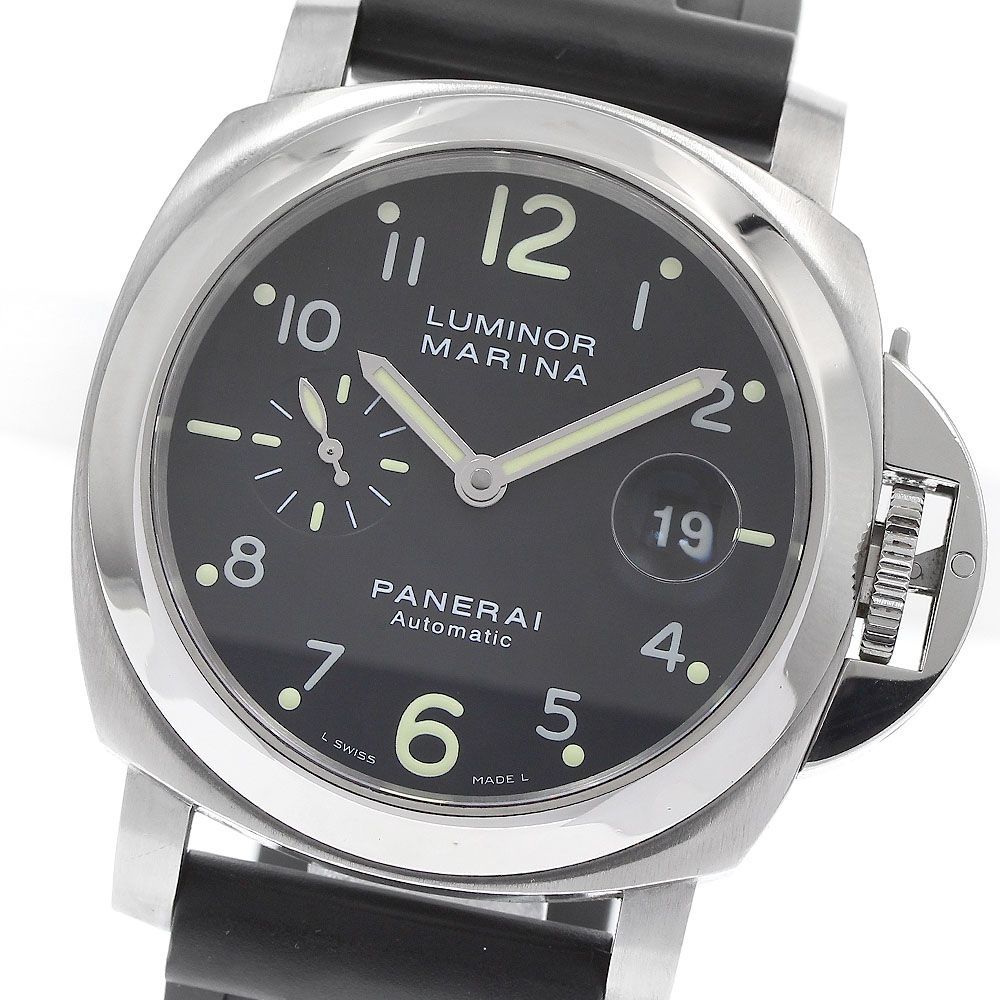 パネライ PANERAI PAM00164 ルミノール マリーナ デイト 自動巻き メンズ 良品 保証書付き_973483