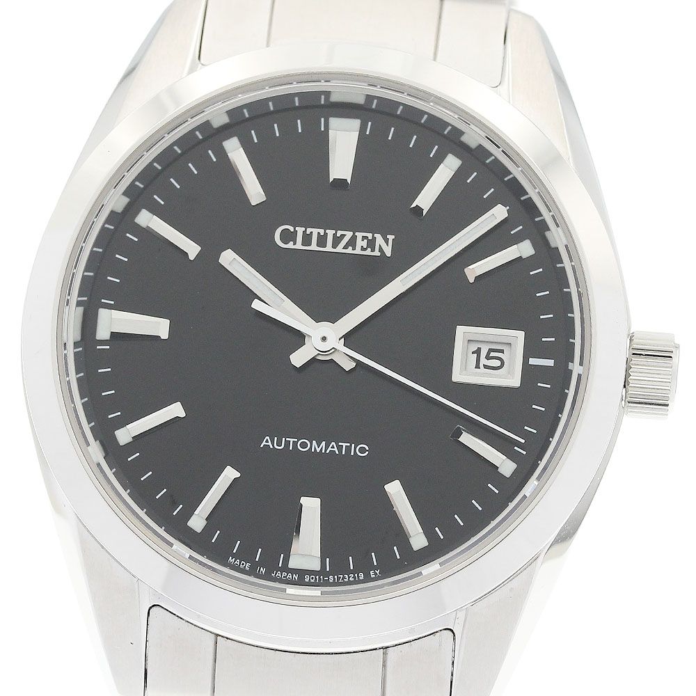 シチズン CITIZEN 9011-S125804/NB1050-59E シチズンコレクション メカニカル デイト 自動巻き メンズ 極美品 箱・保証書付き_976781